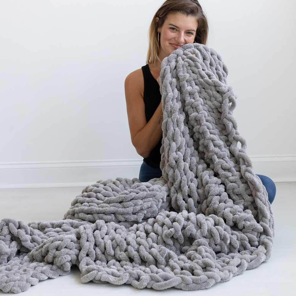 Extreme Knitted Blanket - All About Ami