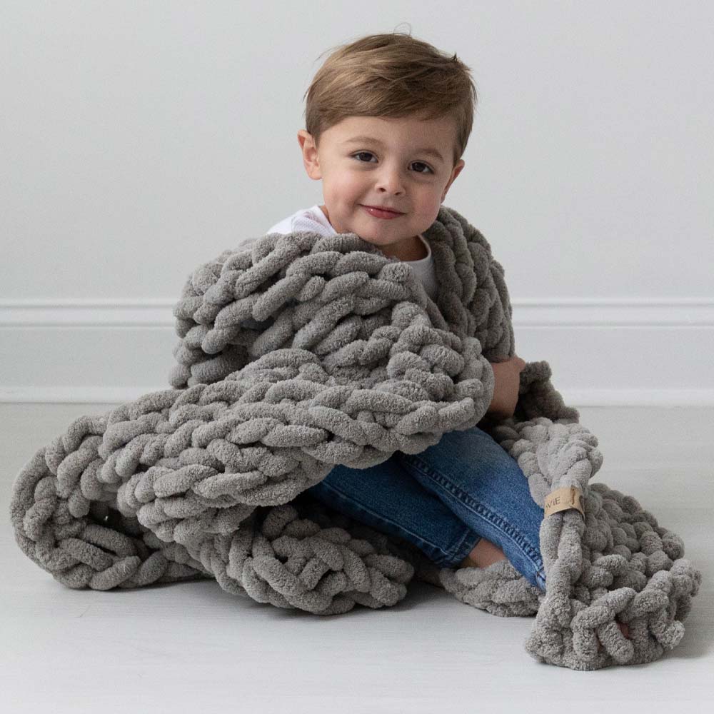 Wool Oversized Knit Blanket Diy Bulky Yarn Diy Chunky Wool