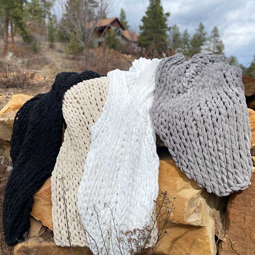 Woobie Velvet Chunky Knit Blanket – Colorado Originals