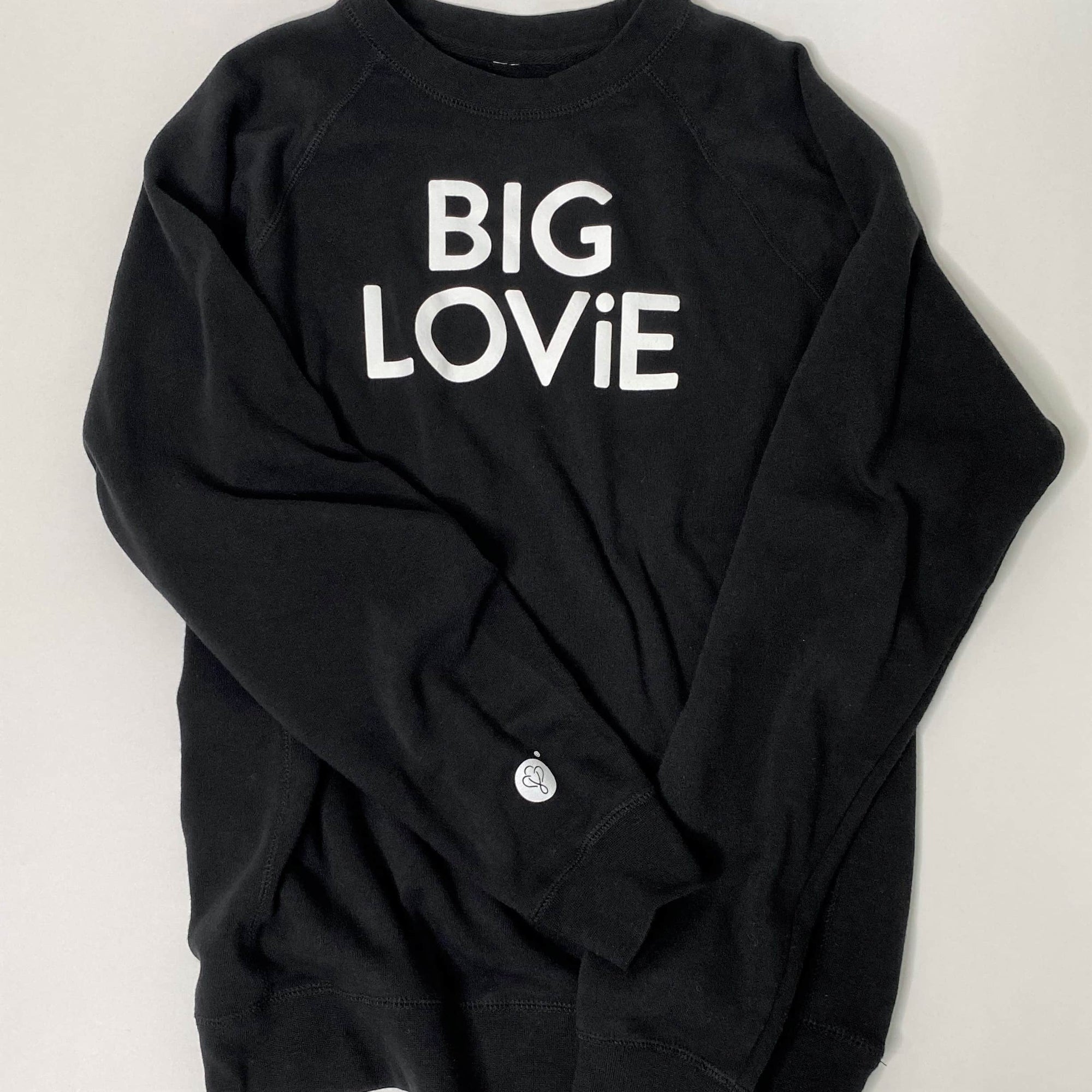 BIG LOViE CREWNECK SWEATSHIRT | BLACK