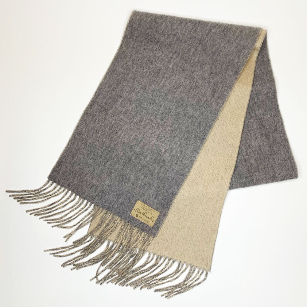 PURPOSEFUL SCARF | OATMEAL + STEEL