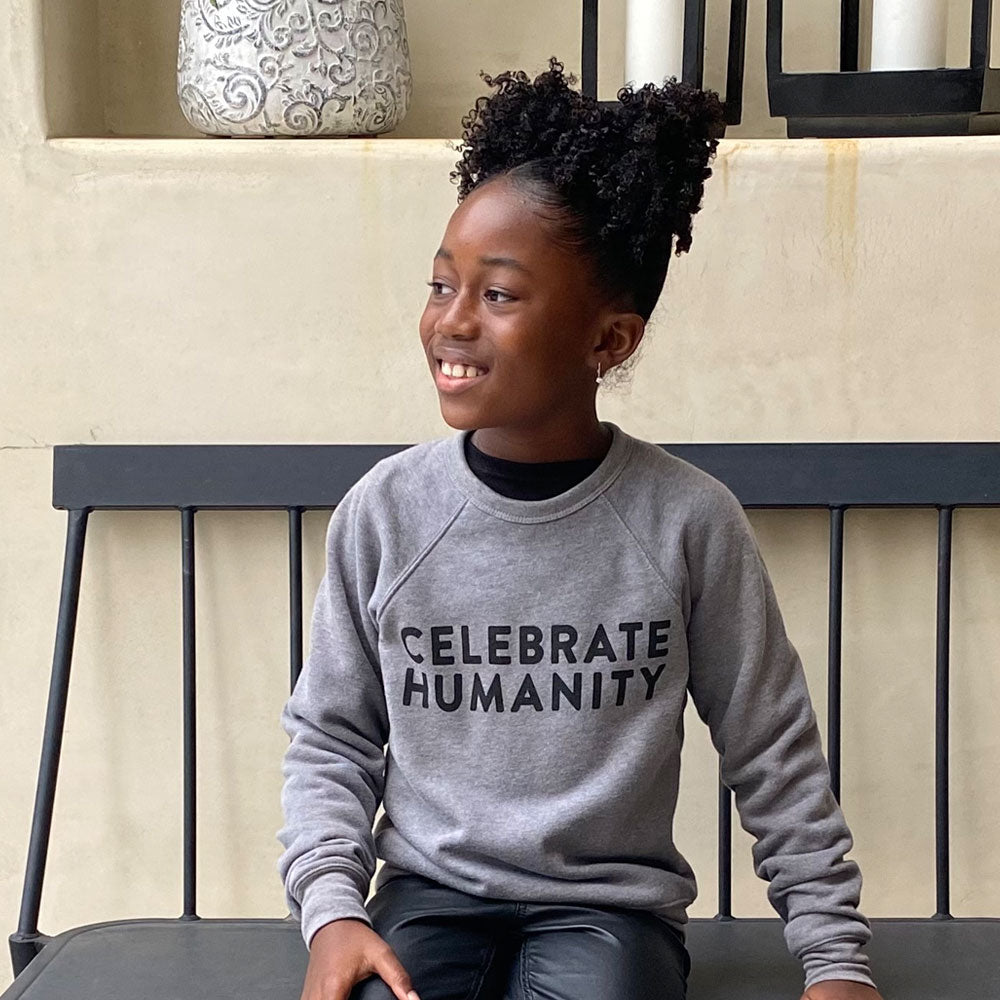 CELEBRATE HUMANITY SWEATSHIRT | YOUTH CREWNECK